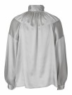 Bunadskjorte i 100% silke grå thumbnail