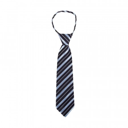 Pascal slips stripete svart/lyseblå