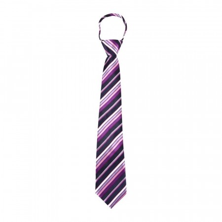 Pascal slips stripete lilla/svart