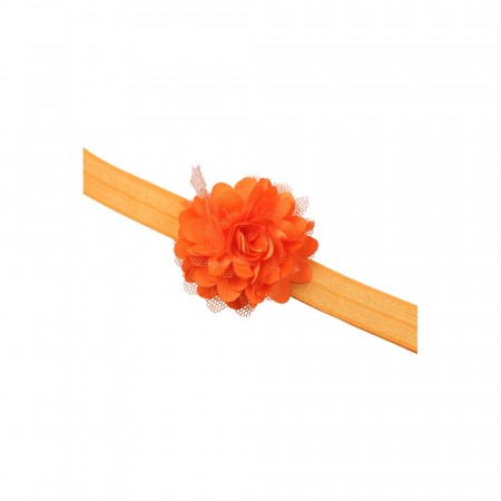 Pascal hårbånd blomst, oransje