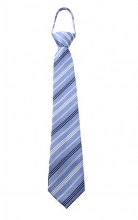 Pascal slips stripete lyseblå / grå