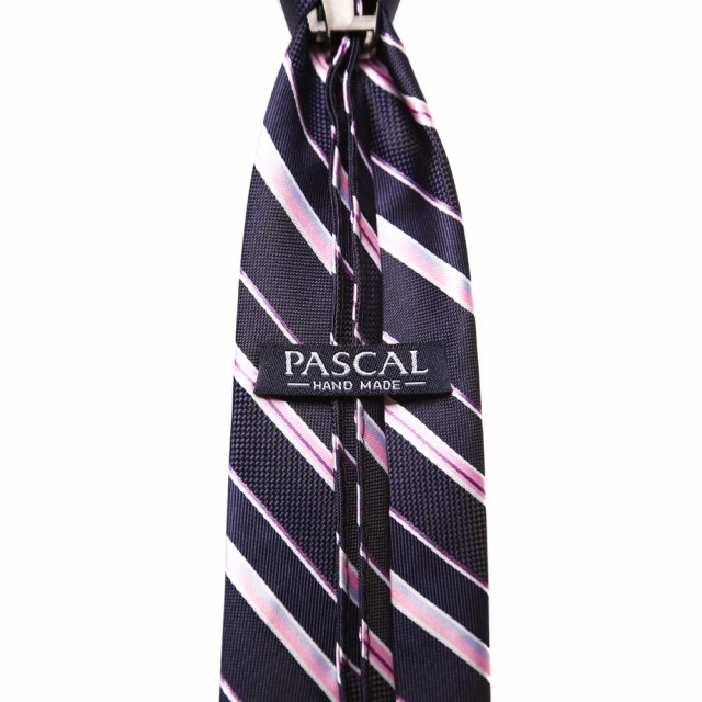 Pascal slips stripete marineblå/rosa